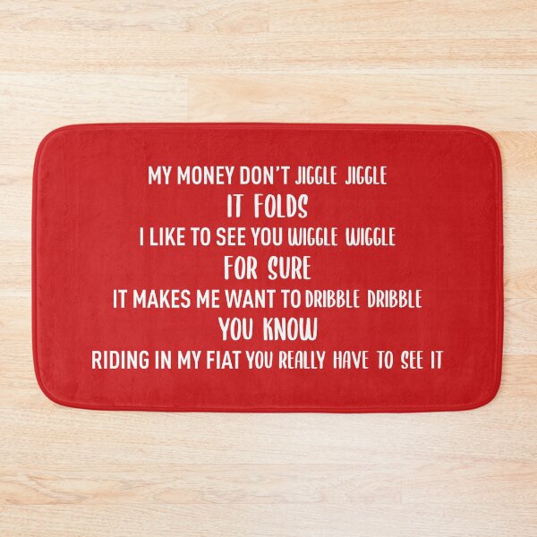 Item preview, Money Don't Jiggle Jiggle (Red BG) - Meme Trend designed and sold by FilipeFerreira.