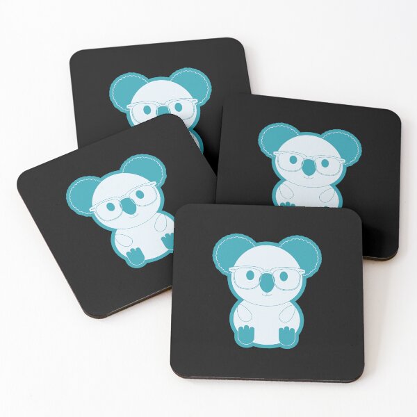 Item preview, Koala with Cute Glasses designed and sold by PurpleTank.