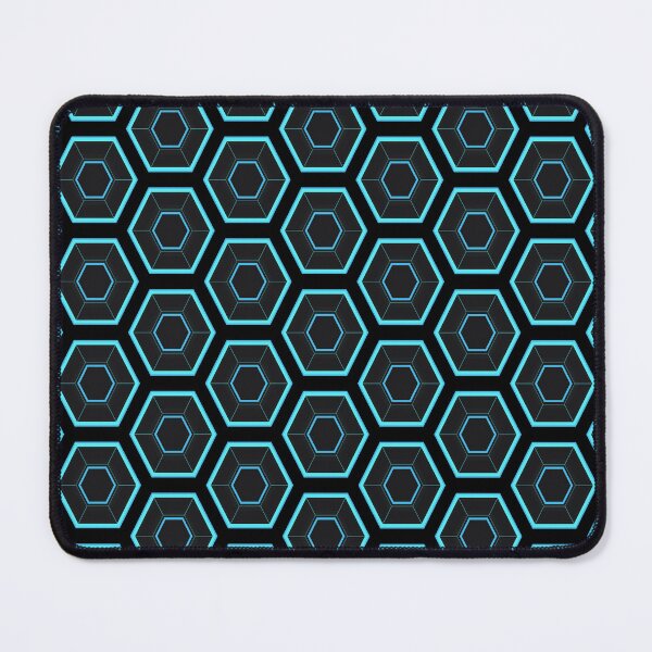 Item preview, blue hexagons pattern designed and sold by toomi123.