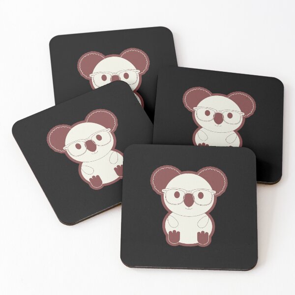 Item preview, Koala with Cute Glasses designed and sold by PurpleTank.