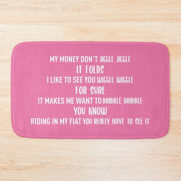 Item preview, Money Don't Jiggle Jiggle (Pink BG) - Meme Trend designed and sold by FilipeFerreira.
