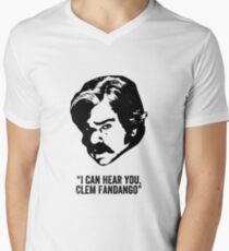 Toast of London 'I can hear you Clem Fandango' Men's V-Neck T-Shirt