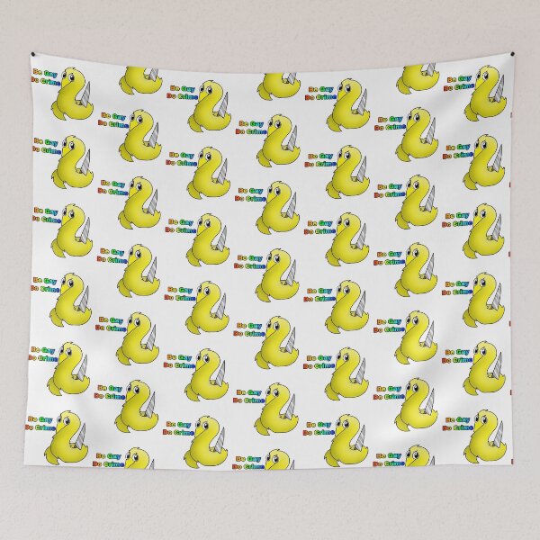 Item preview, Be Gay Do Crime Worm (Yellow) designed and sold by Madame-Deer.
