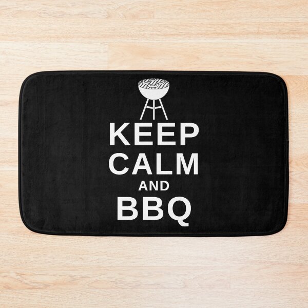 Item preview, Keep Calm and BBQ - Funny BBQ designed and sold by MacAndMoose.
