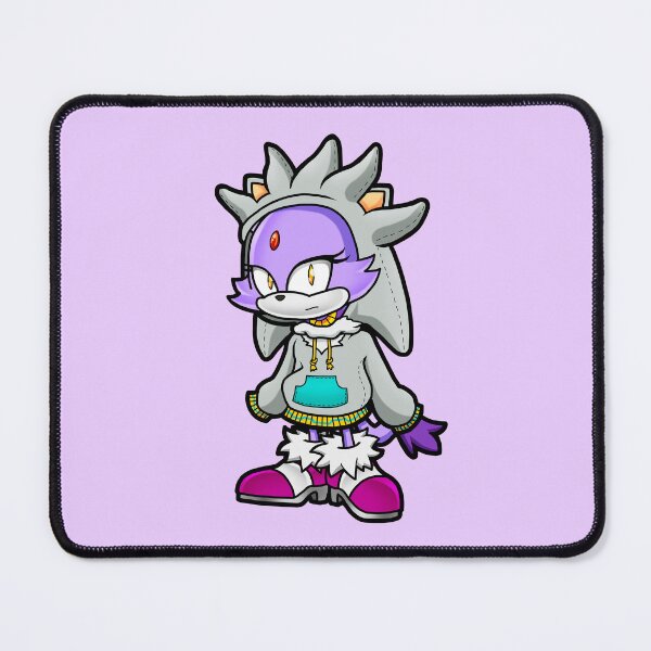 Item preview, Telekinetic Hedgehog Hoodie - Dress Up Purple Fire Kitty designed and sold by Zphal.