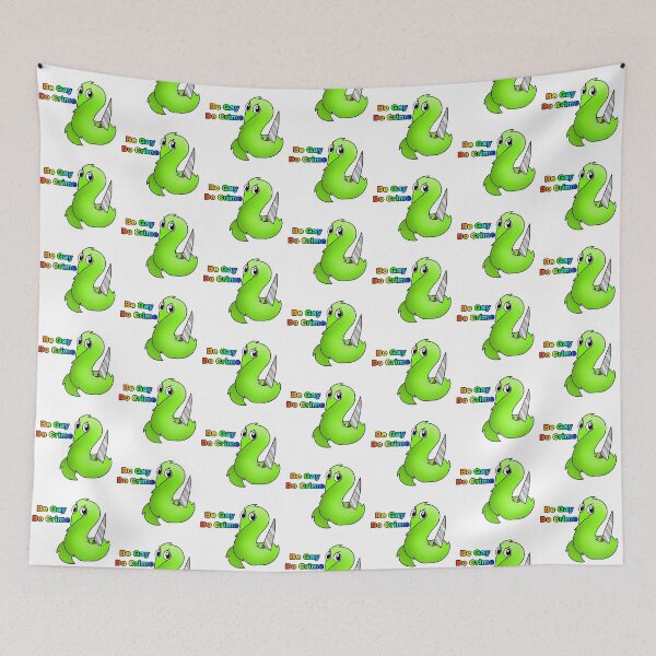 Item preview, Be Gay Do Crime Worm (Green) designed and sold by Madame-Deer.