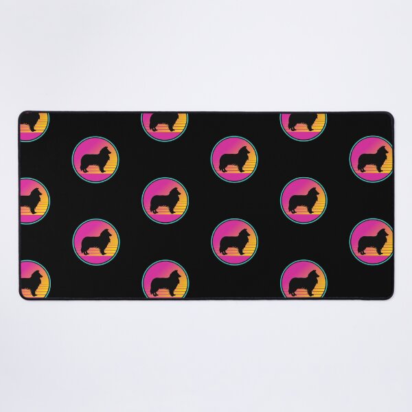 Item preview, Retro Summer Beach 80s Rough Collie Dog Gift  designed and sold by Guarddogdrive.