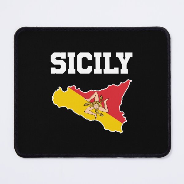 Item preview, Sicily Map Sicilia Sicilian Flag designed and sold by T-shirt For You.