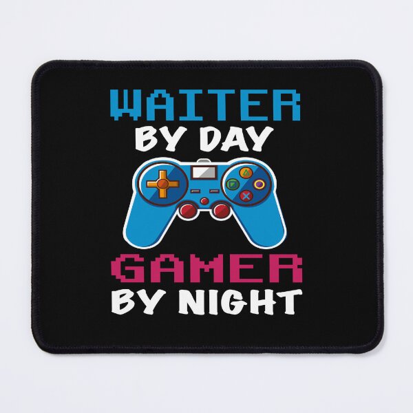 Item preview, waiter By Day Gamer By Night shirt, Funny waiter Gamer Birthday Gift, waiter Dad Husband Boyfriend Video games Lovers Christmas Gift  designed and sold by xlnv.