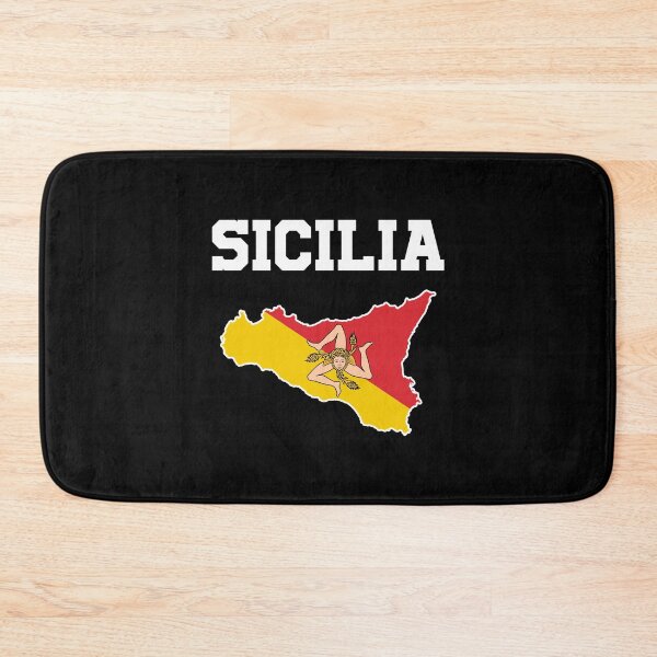 Item preview, Sicily Map Sicilia Sicilian Flag designed and sold by T-shirt For You.