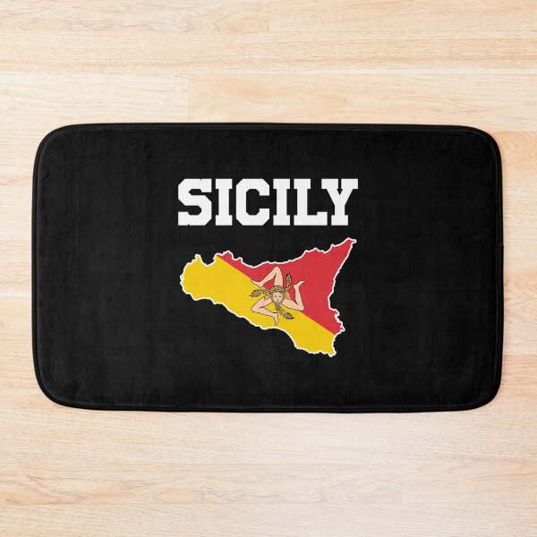 Item preview, Sicily Map Sicilia Sicilian Flag designed and sold by T-shirt For You.