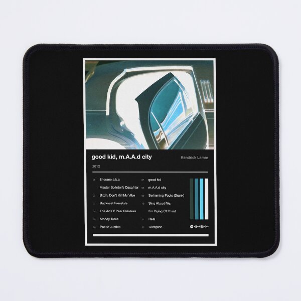 Item preview, Good Kid, M.A.A.D City Tracklist (Inverted) designed and sold by TOURETTESBOYLOL.