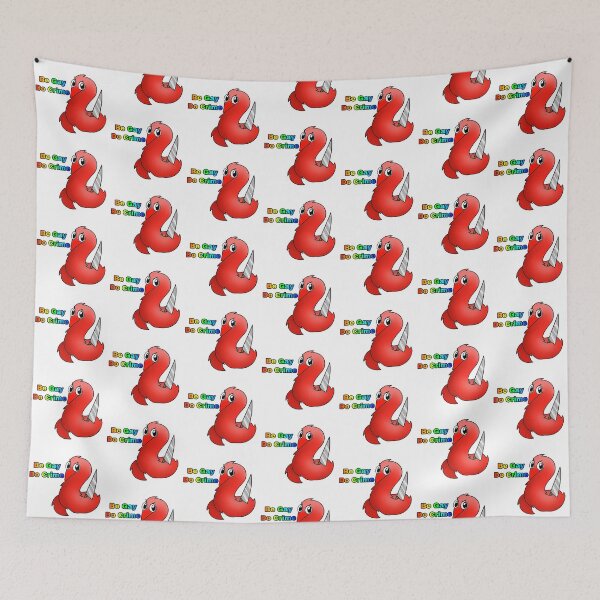 Item preview, Be Gay Do Crime Worm (Red) designed and sold by Madame-Deer.