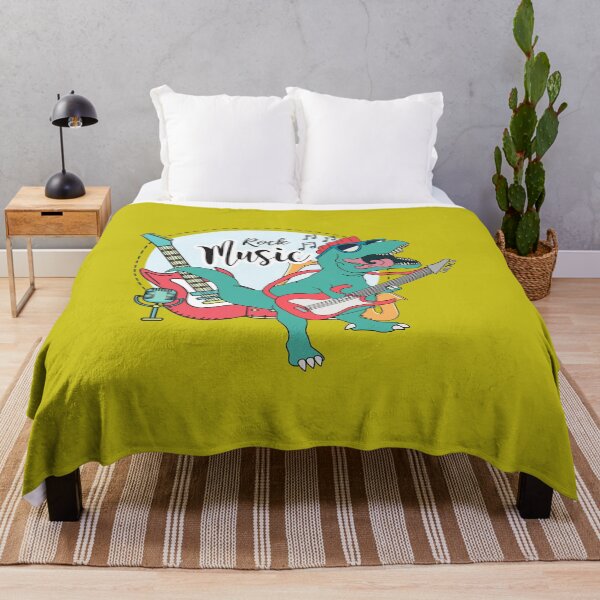 Item preview, Rock Music Dinosaur Playing Rock Guitar designed and sold by SweetbeStore.