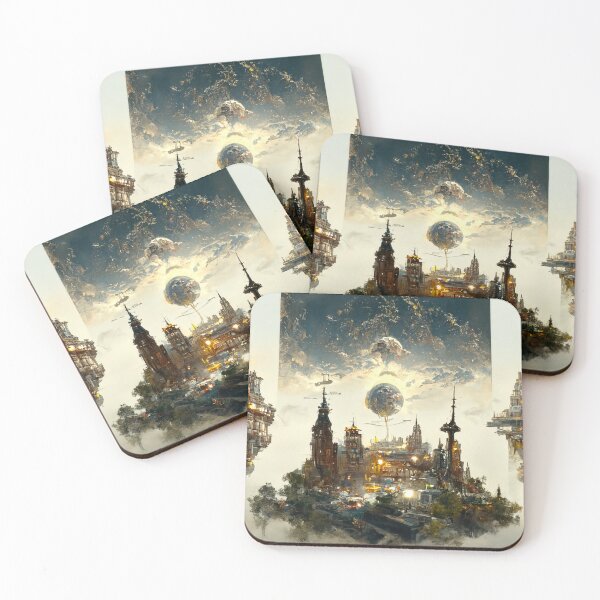Item preview, Retro Dreams of Quantum Cities designed and sold by Enigmatic-Grove.