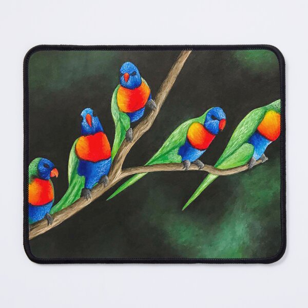 Item preview, Lorikeet Party designed and sold by EMHaleART.