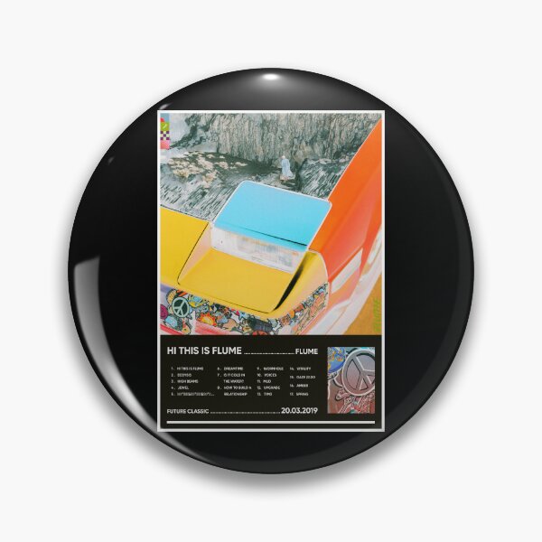 Item preview, Hi This Is Flume Aesthetic Tracklist (Inverted) designed and sold by TOURETTESBOYLOL.