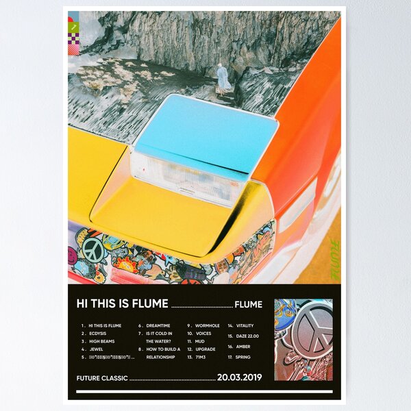 Artikel-Vorschau von Hallo, das ist die ästhetische Trackliste von Flume (invertiert), designt und verkauft von TOURETTESBOYLOL.