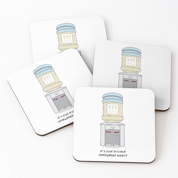 Item preview, its 5 o'clock somewhere - office water cooler - office humour designed and sold by littlethistle.