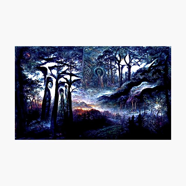 Aleister's Journey to The Grove 1 Photographic Print