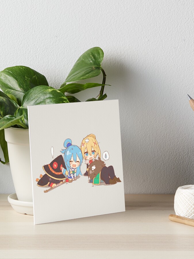 Konosuba Aqua Art Board Print for Sale by Ellenaia