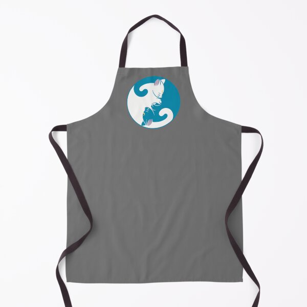 Item preview, Gatitos Yin Yang en verde azulado designed and sold by MJ Koldewyn.