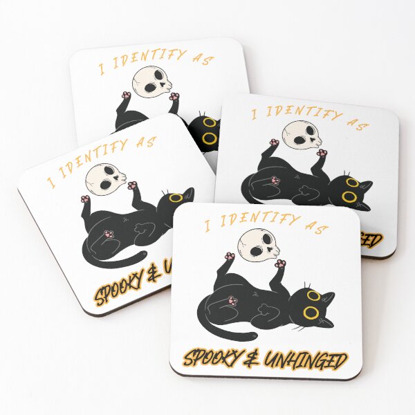 Item preview, I Identify as SPOOKY & UNHINGED >:3 designed and sold by Butleronice.
