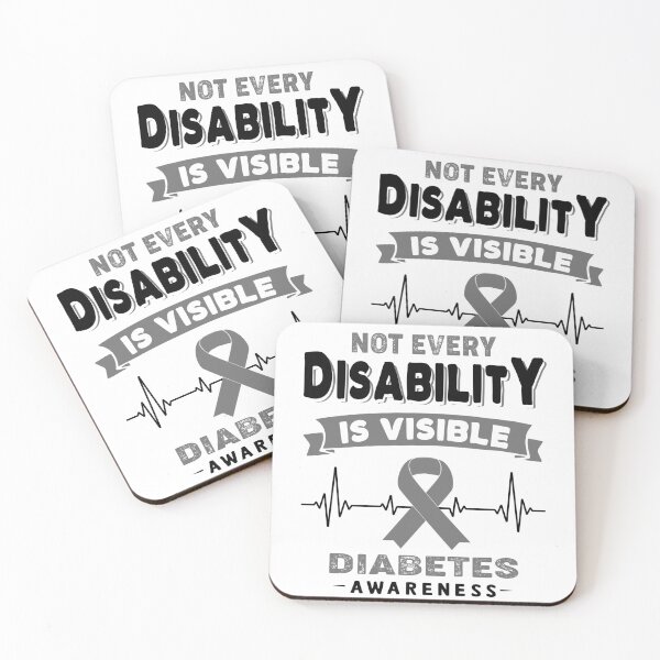 Item preview, Diabetes Awareness - Not Every Disability Is Visible designed and sold by RidnerStore.