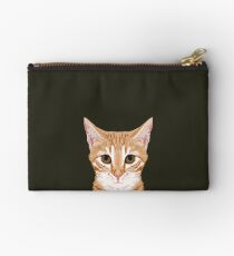 Bolso de mano Chase - Cute Orange Tabby cat regalos para gato lady cat lovers dueño de mascotas regalos teléfono celular con lindo gato