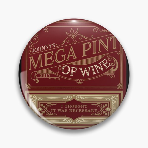 Item preview, Mega Pint Wine Label designed and sold by KemeDesign.