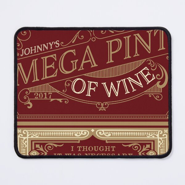 Item preview, Mega Pint Wine Label designed and sold by KemeDesign.