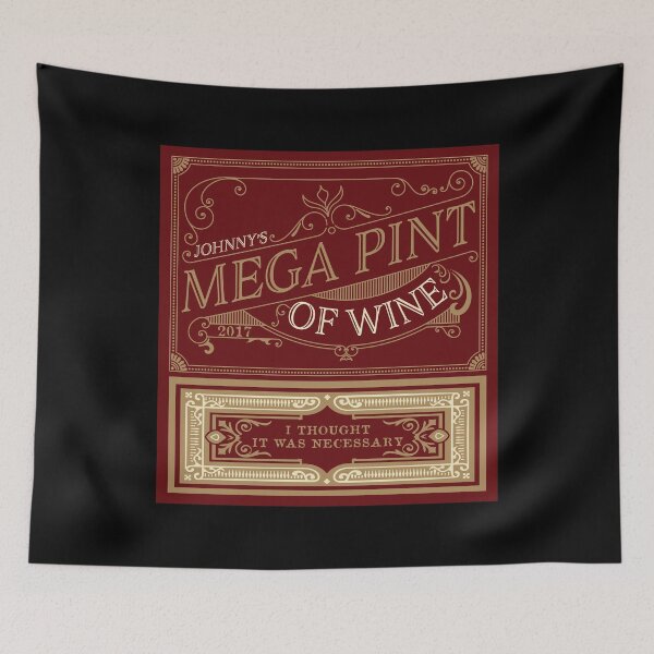 Item preview, Mega Pint Wine Label designed and sold by KemeDesign.