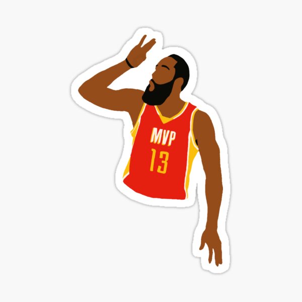 James Harden Houston Jersey Qiangy - James Harden - Sticker