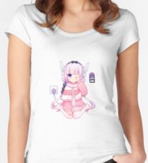 Loli Dragon Women's Fitted Scoop T-Shirt
