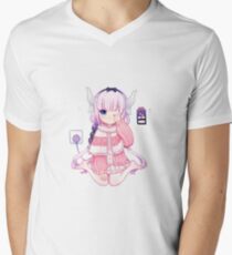 Loli Dragon Men's V-Neck T-Shirt