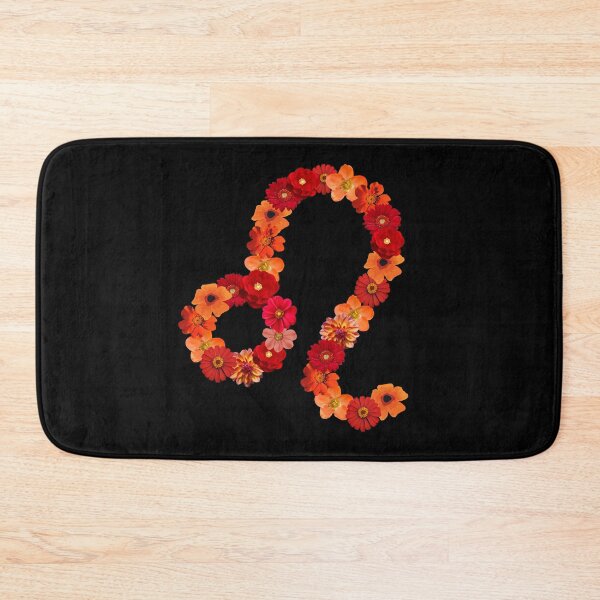 Item preview, Flowery Leo Zodiac Symbol designed and sold by Hellofriendco.