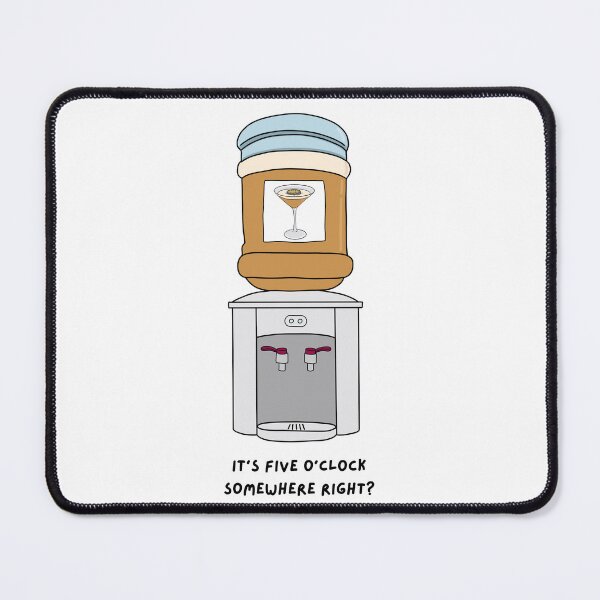 Item preview, its 5 o'clock somewhere - office water cooler - office humour designed and sold by littlethistle.