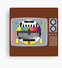 Retro TV Canvas Print