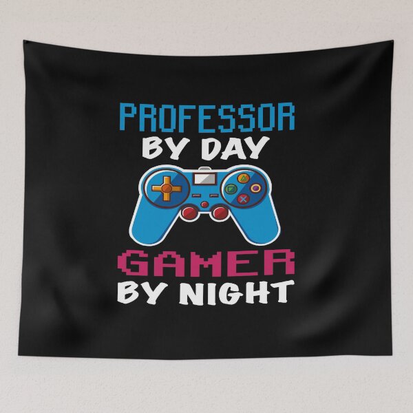 Item preview, professor By Day Gamer By Night shirt, Funny professor Gamer Birthday Gift, professor Dad Husband Boyfriend Video games Lovers Christmas Gift  designed and sold by xlnv.
