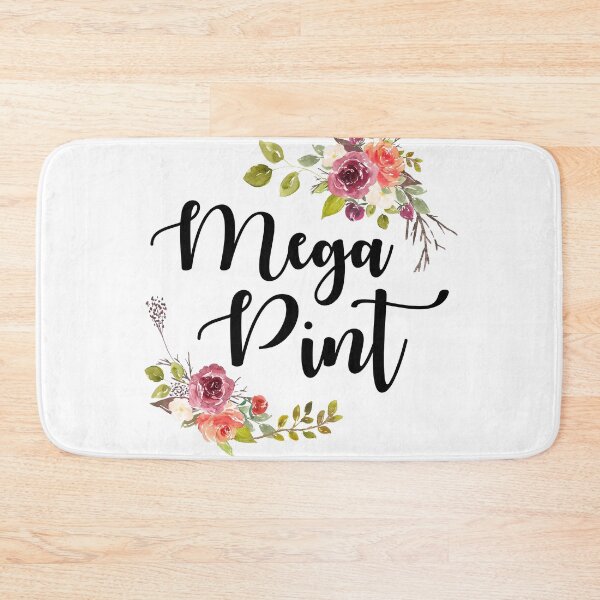 Item preview, Mega Pint Wine Watercolor Flowers designed and sold by KemeDesign.