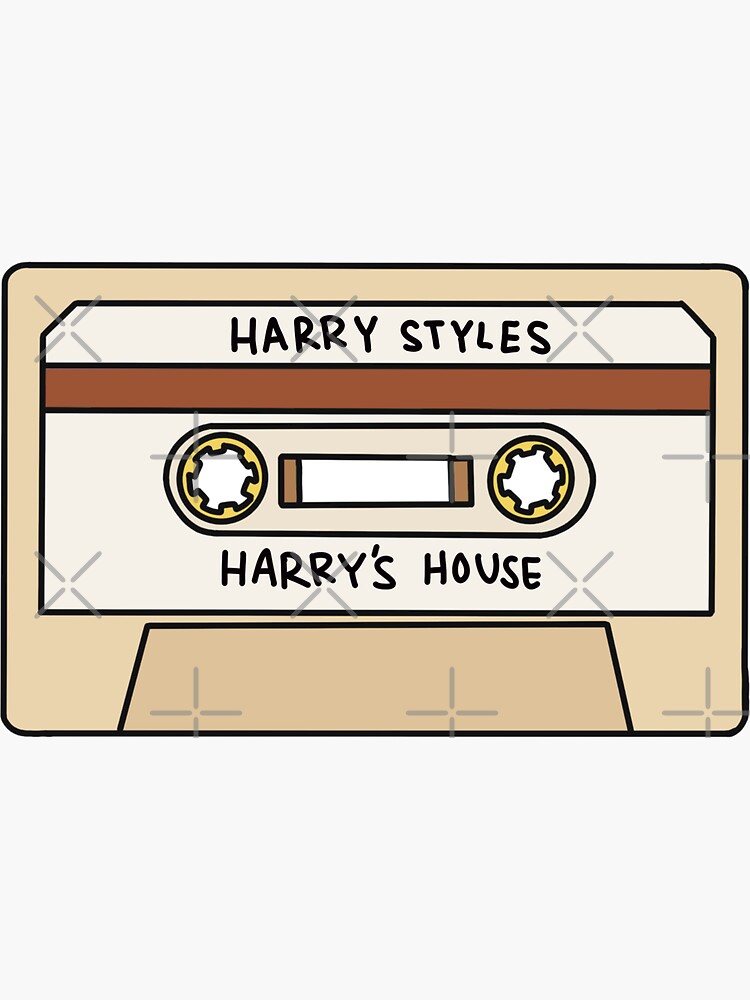 "House cassette hair" Sticker for Sale by redheadof07 Redbubble