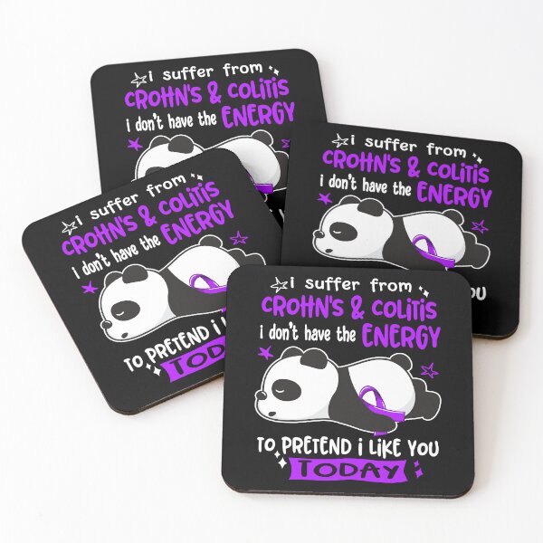 Item preview, Crohn's & Colitis Awareness - I suffer from Crohn's & Colitis i do not have the ENERGY to pretend i like you TODAY designed and sold by Hilten.