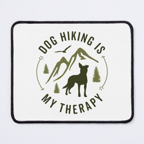 Item preview, Dog Hiking is My Therapy | Minimalist Outdoor Mountain Adventure Dog designed and sold by arlutai.