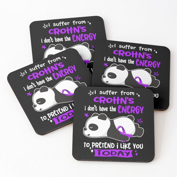 Item preview, Crohn's Awareness - I suffer from Crohn's i do not have the ENERGY to pretend i like you TODAY designed and sold by Hilten.
