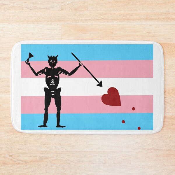 Item preview, Pirate pride flag transgender Blackbeard designed and sold by Theoldgirl900.