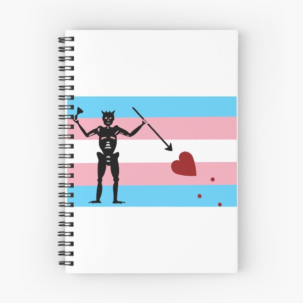 Item preview, Pirate pride flag transgender Blackbeard designed and sold by Theoldgirl900.
