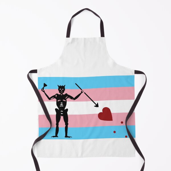 Item preview, Pirate pride flag transgender Blackbeard designed and sold by Theoldgirl900.