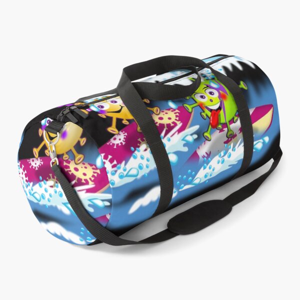 Item preview, Dani and Samson surfing on the beach designed and sold by simonsitos.