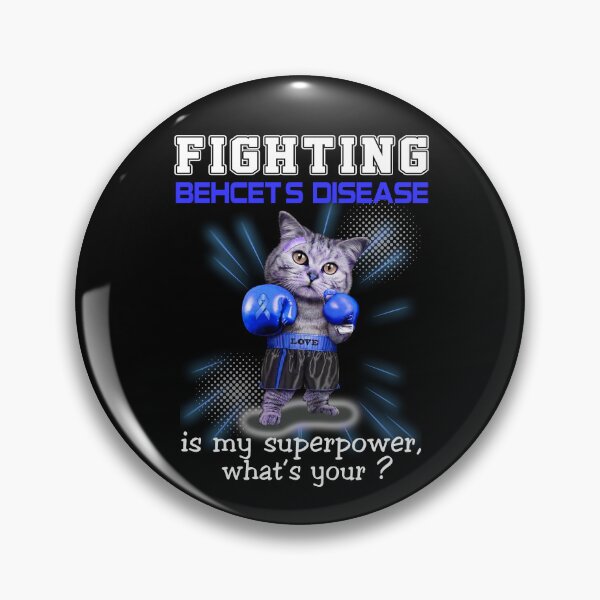 Item preview, Funny Cat Fighting Behcet's Disease Is My Superpower What's Your designed and sold by Kohend.
