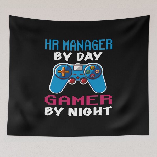 Item preview, HR manager By Day Gamer By Night shirt, Funny HR manager Gamer Birthday Gift, HR manager Dad Husband Boyfriend Video games Lovers Christmas Gift  designed and sold by xlnv.